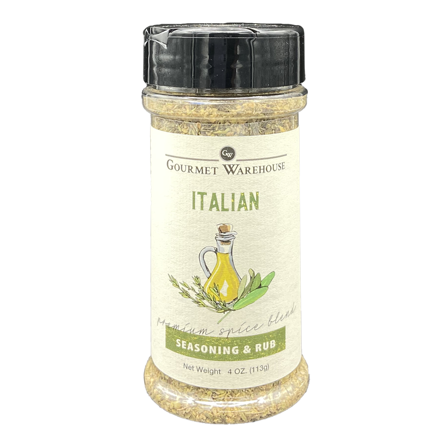 Gourmet Warehouse Seasoning & Rub, Italian - 6 oz
